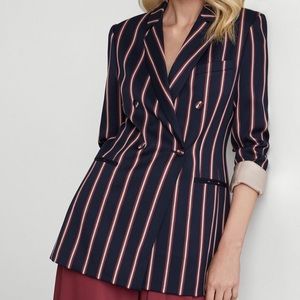 BCBGMAXAZRIA Nautical Striped Blazer